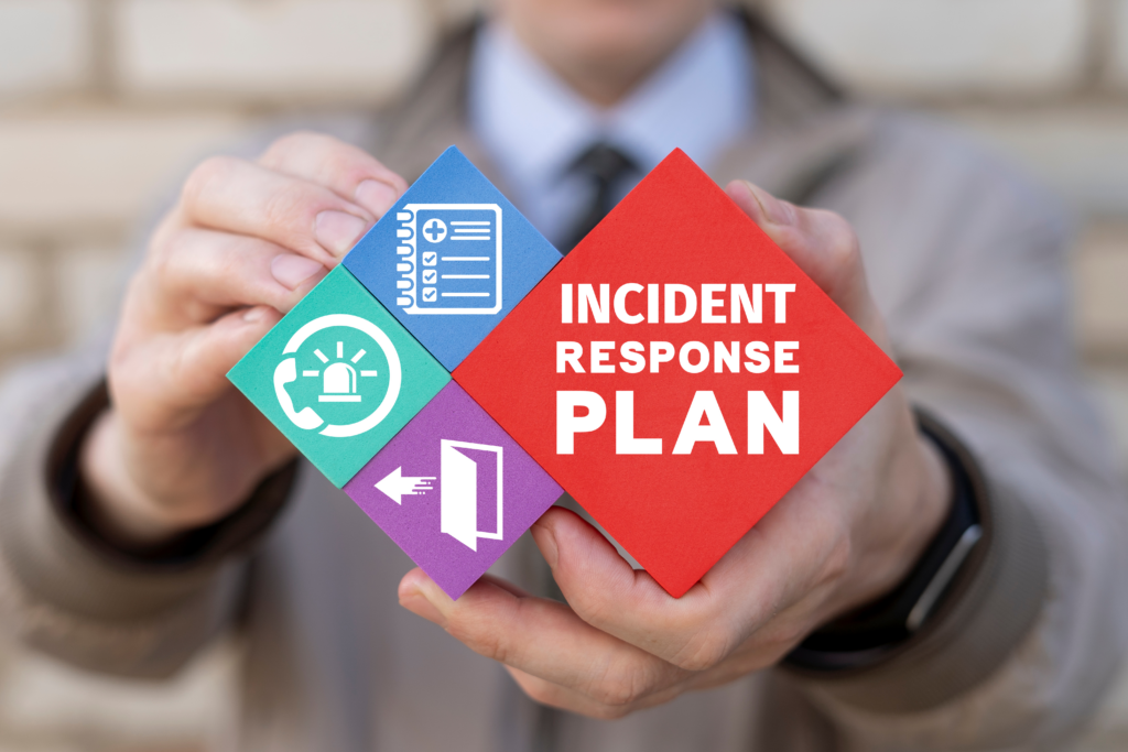 Concept of Incident response plan. Emergency Preparedness and Training.